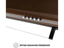 Витяжка Perfelli PL 6144 DARK BR LED - мініатюра 4