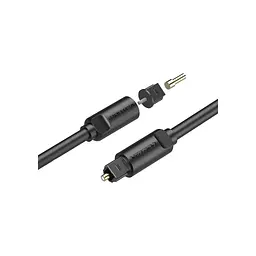 Кабель мультимедійний Optical Toslink 3.0m black Vention (BAEBI) - мініатюра 2