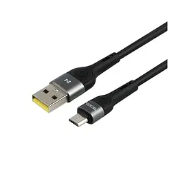 Кабель USB - MicroUSB Ridea RC-XS51 X-Silicone 3A 2-метровий - мініатюра 2