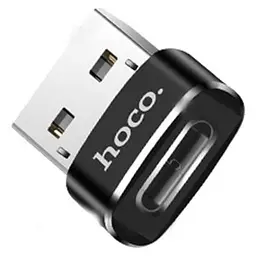 Adapter Hoco UA6 USB -> Type-C Black - мініатюра 6