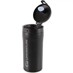 Кухоль Lifeventure Flip-Top Thermal Mug Чорний - мініатюра 2