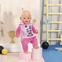 Набір одягу для ляльки Baby Born Спортивний костюм рожевий (830109-1) - мініатюра 6