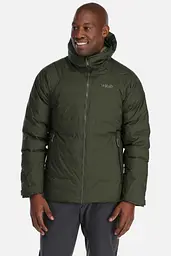 Мембранна чоловіча тепла куртка Rab Valiance Jacket L Темний хакі