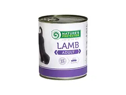 Консерви для собак Nature's Protection Adult Lamb з ягням 800 г (KIK24632)