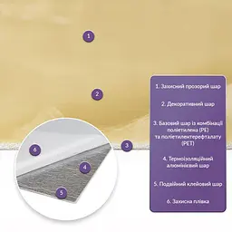 Самоклеюча стінова PET плитка Sticker Wall 600х300х2мм SW-00001670 - мініатюра 2