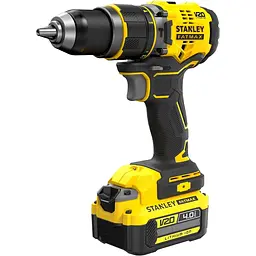 Дриль-шурупокрут Stanley FatMax 20V ударний безщітковий з двома акумуляторами 18 В 4 Аг (SFMCD721M2K-QW) - мініатюра 2