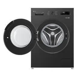 Пральна машина LG фронтальна, 9кг, 1200, A+++, 55см, дисплей, пара, інвертор, чорний (F2Y1VS5J) - мініатюра 3