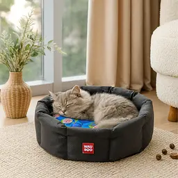 Лежанка для собак Waudog Relax Інжир M  42х52х19 см   - мініатюра 4