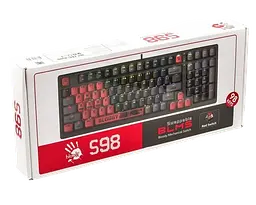 Клавіатура A4Tech Bloody S98 Sports RGB Red Black