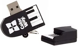 Флеш накопичувач USB 64Gb "Piano", Black ColorWay teh0021092 - мініатюра 2