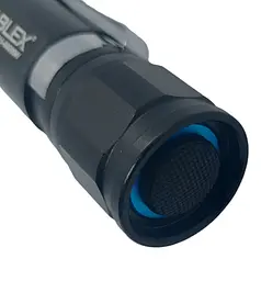 Ліхтар ручний Police RB-216 бічна кнопка акумулятор 18650 3 режима яскраве світло для дому відпочинку туризму Чорний - мініатюра 5