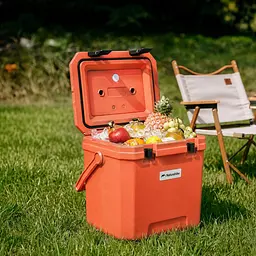 Туристичний холодильник Naturehike Whales-PRO PU CNK2650CF012, 24 л, помаранчевий - мініатюра 2