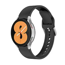 Ремінець для Samsung Galaxy Watch 5 40mm - чорний ширина кріплення 20мм силікон Watchbands Galaxy OneLine (W42-0WB24868358) - мініатюра 2