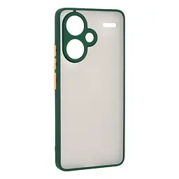 Чехол-накладка для Xiaomi Redmi Note 13 Pro+ 5G, Frosted Matte, зеленый, противоударный чехол с защитой всего корпуса, термополиуретан TPU + поликарбонат PC, ArmorStandart (ARM71839)