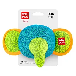 Іграшка для собак Waudog Fun Слон Ш 20 см Д 14 см блакитна