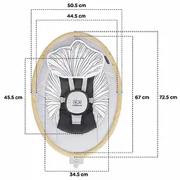Заколисуючий центр Kinderkraft LUMI Wooden Grey - мініатюра 15