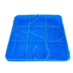 Сушарка сітчаста AirDry Pro, підвісна п’ятирівнева для риби, грибів і фруктів, синя, 80×49,5×49,5 см - мініатюра 5