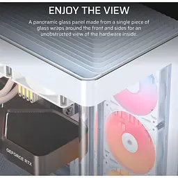 Корпус Corsair FRAME 4500X LX-R RGB Tempered Glass без БП White (CC-9011317-WW) - мініатюра 13