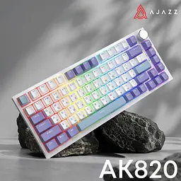 Клавіатура Ajazz AK820 Sea Salt Switch White (AK820-SS-PWB) [163669] - мініатюра 6