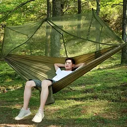 Туристичний гамак із москітною сіткою Hammock With Net ARMY - мініатюра 2