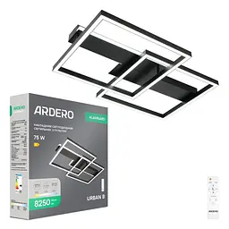 Світлодіодний накладний світильник Ardero AL6496ARD URBAN B 75Вт чорний