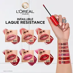 Помада для губ L'Oreal Paris Infaillible Laque Resistance №600 рідка 4.5 мл - мініатюра 6