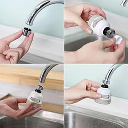 Комплект для ванної Homegoods H23, аератор для економії води та самоклеюча бордюрна стрічка, біла, 3.2 м - мініатюра 8
