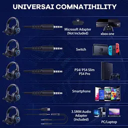 Навушники Onikuma Gaming with LED X7 - мініатюра 2