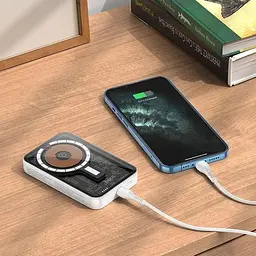 Портативна батарея Hoco Q10 5000 mAh White - мініатюра 6