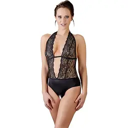 Боді Cottelli Collection Lingerie Crotchless S чорний