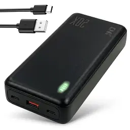 Power Bank King Power KP-24 20000mah 22.5W QC3.0 black EU - мініатюра 2