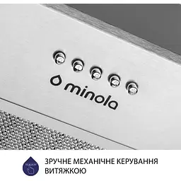Витяжка вбудована Minola HBI 5722 I 1200 LED - мініатюра 6