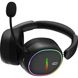 Навушники Hator Phoenix 2 Wireless Hi-Res SyncHUB connection Black (ESH40) - мініатюра 6