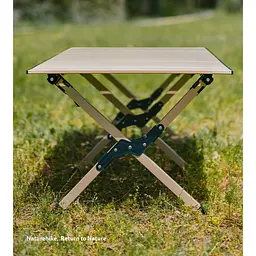 Складаний стіл Naturehike Star Jane T01 CNK2550JJ018, 89х60 см, вуглецева сталь, бежевий - мініатюра 8