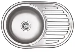 Кухонна мийка Brinex 7750 0,8 мм, врізна BRIN7750MDEC08