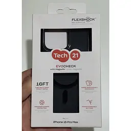 Оригінальний протиударний чохол Tech21 Evo Check MagSafe для Iphone 15 Pro Max (6.7") Smokey Black - мініатюра 11
