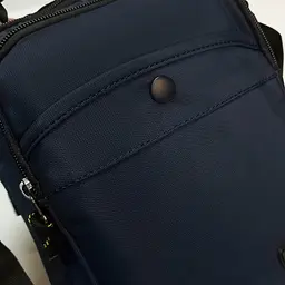 Чоловіча сумка на плече Lanpad синя (LAN15054 blue) - мініатюра 2