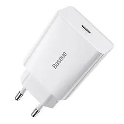 МЗП Baseus Speed Mini Quick Charger 20W (1USB-C) (CCFS-S) Білий