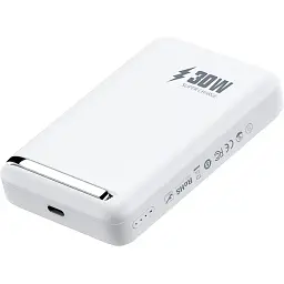 Зовнішній акумулятор Wiwu Magnetic Wi-P031 10000mAh White [125058] - мініатюра 5