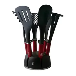 Набір кухонного приладдя Burgundy Metallic line Berlinger Haus 7 предметов kuh0009064