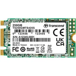 Накопичувач SSD M.2 2242 250GB Transcend (TS250GMTS425S)