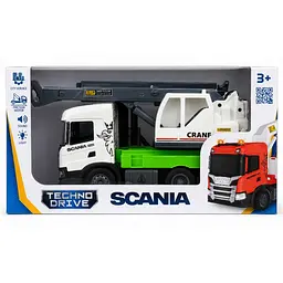 Автомодель TechnoDrive серії Big Truck Автокран Scania зі світлом та звуком (OC-6404)