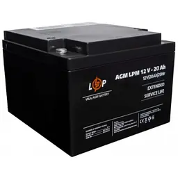 Акумулятор LogicPower AGM LPM 12V - 20 Ah під болт М5 - мініатюра 4