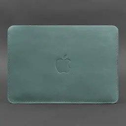 Чохол BlankNote із натуральної шкіри для MacBook 13 дюймів Бірюзовий - мініатюра 3