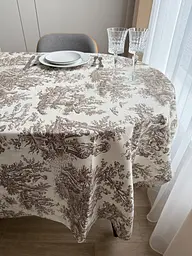 Скатертина столова Ecotton DUCK 150х170 см водовідштовхувальна Italiano бежевий (30497 Beige) (25026) - мініатюра 7