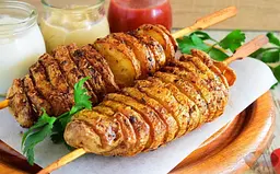 Машинка для спіральної нарізки картоплі Spiral Potato Slicer ∙ Картоплерізка ∙ Овочерізка ∙ Мультирізка спіраллю - мініатюра 3