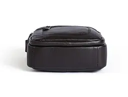 Чоловіча барсетка 18х21х7, сумка шкіряна планшетка через плече Tiding Bag SK N5386 чорна 180 мм - мініатюра 10