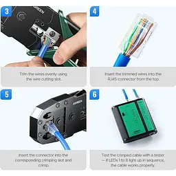 Обтискні кліщі Ugreen NW304 Green (35971) [158039] - мініатюра 6