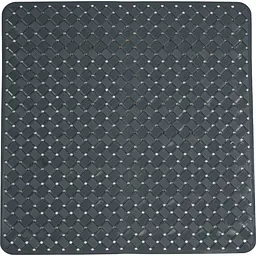 Килимок для душу квадратиний Eco Fabric Лоза 50х50 см сірий (5050-001)