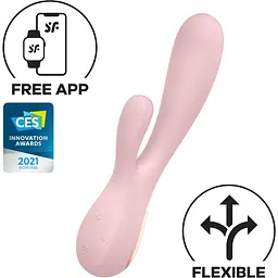 Смарт вібратор-кролик Satisfyer Mono Flex Mauve - мініатюра 3